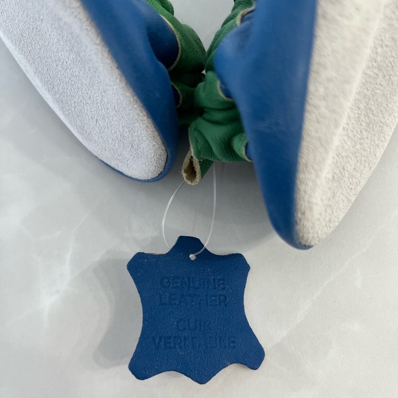 Genuine Leather Baby Infant Shoes Tickle Toes Elastic Enclosure Slip-on Moccasin - Picture 5 of 6